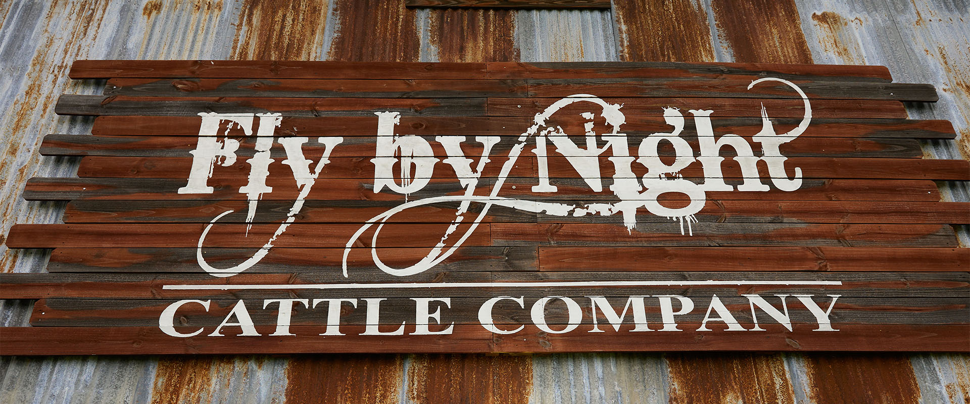 Fly by night cattle company sign